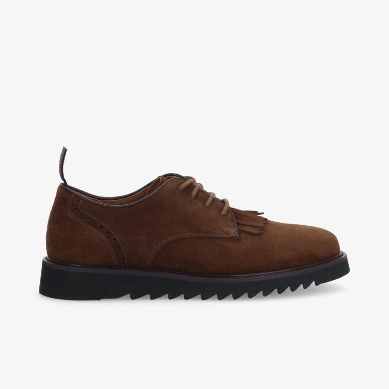 RIPPLE DERBY M - SUEDE - BROWN